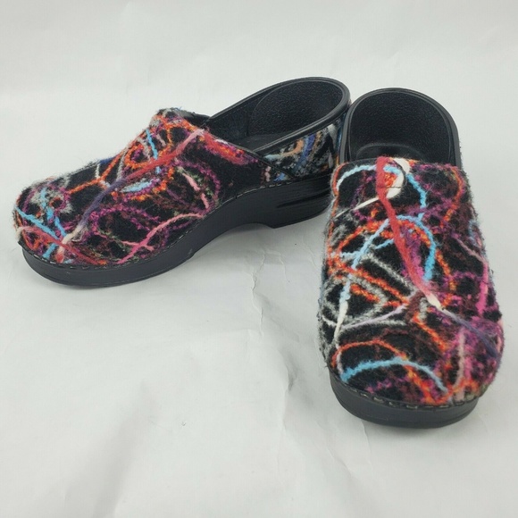 dansko confetti clogs
